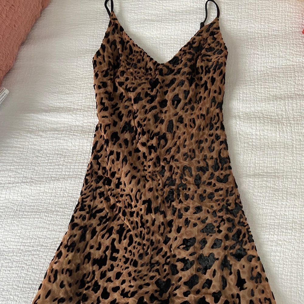 Leopard mini dress